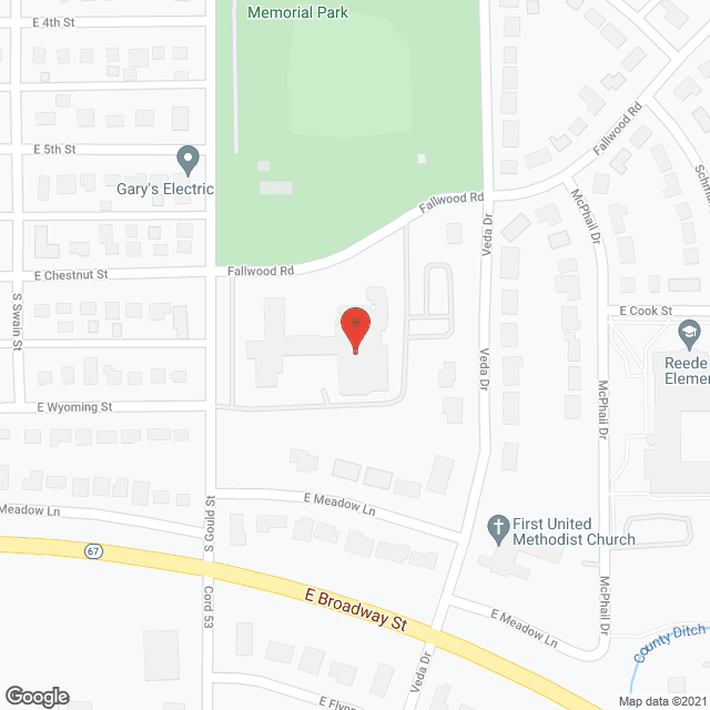 Redwood Area Hospital in google map