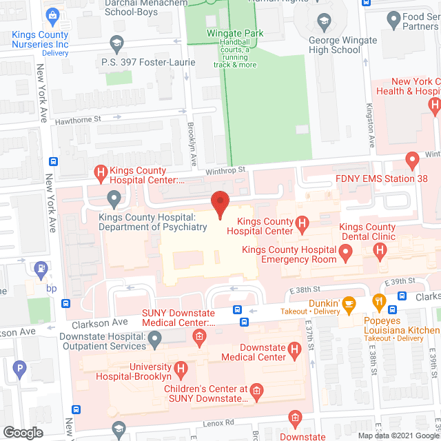 N Y City Health & Hospital in google map