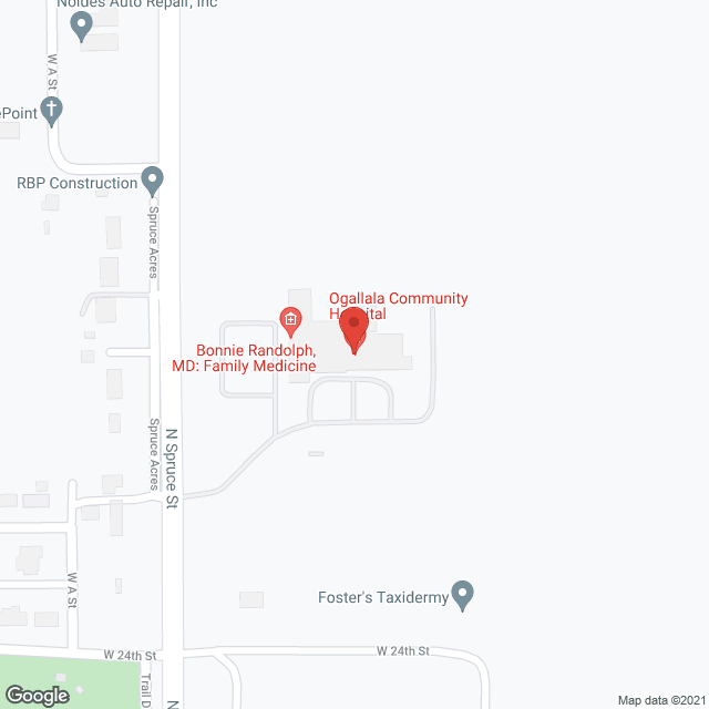 Ogallala Community Hospital in google map