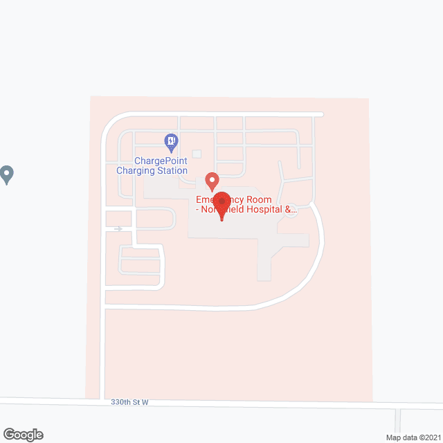 Northfield Hospital in google map
