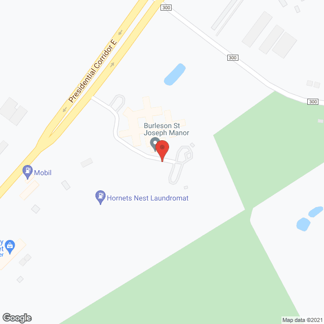 Burleson St Joseph Manor in google map