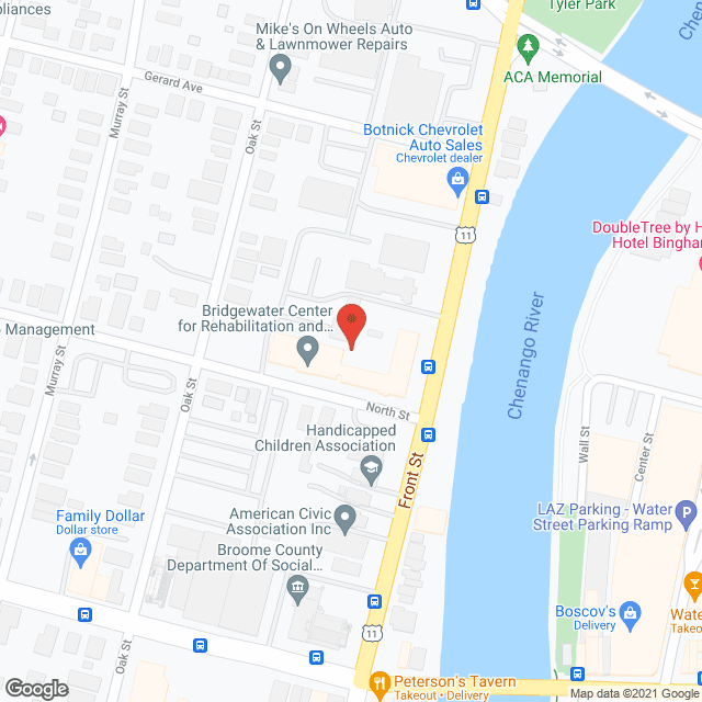 Bridgewater Center for Rehabilitation & Nursi in google map