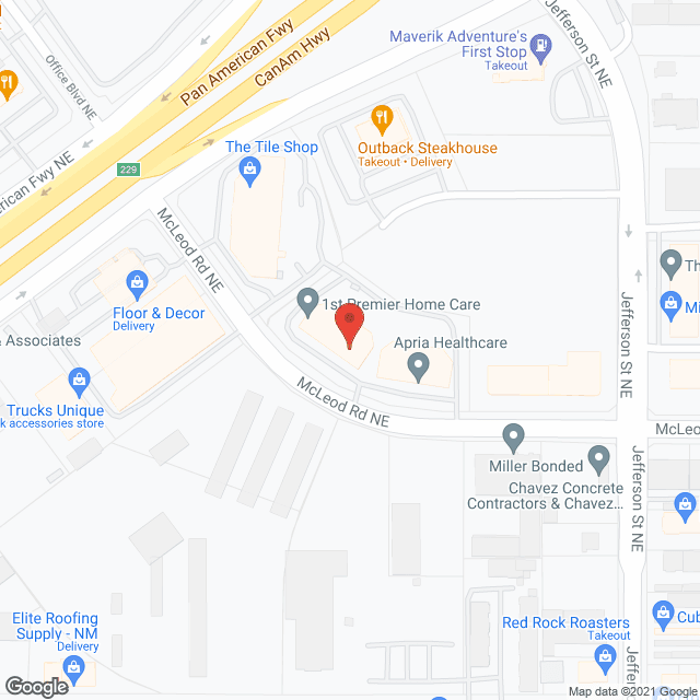 1st Premier Home Care Albuquerque in google map