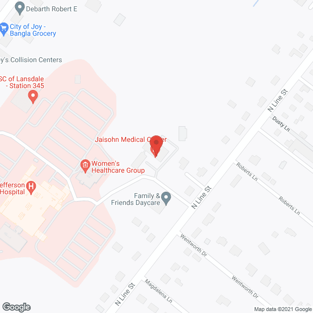Souderton Adult Day Svc in google map