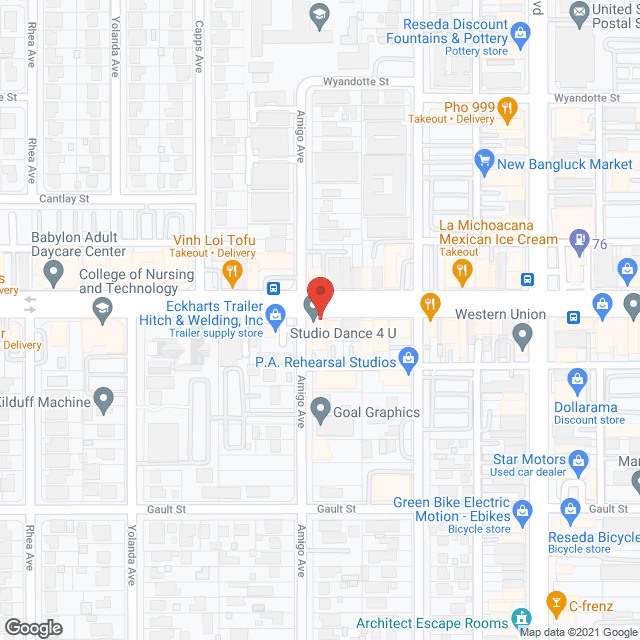 R J Home Care Svc in google map
