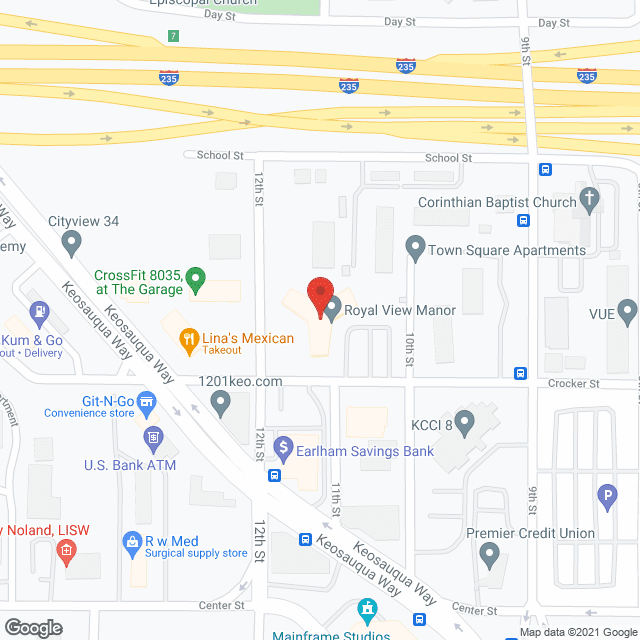 Royal View Manor in google map