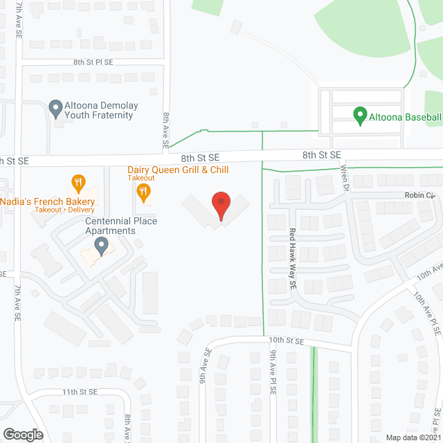 Clover Ridge Apartments in google map