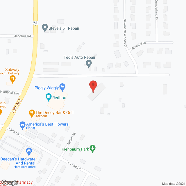 Edgewood Glen in google map