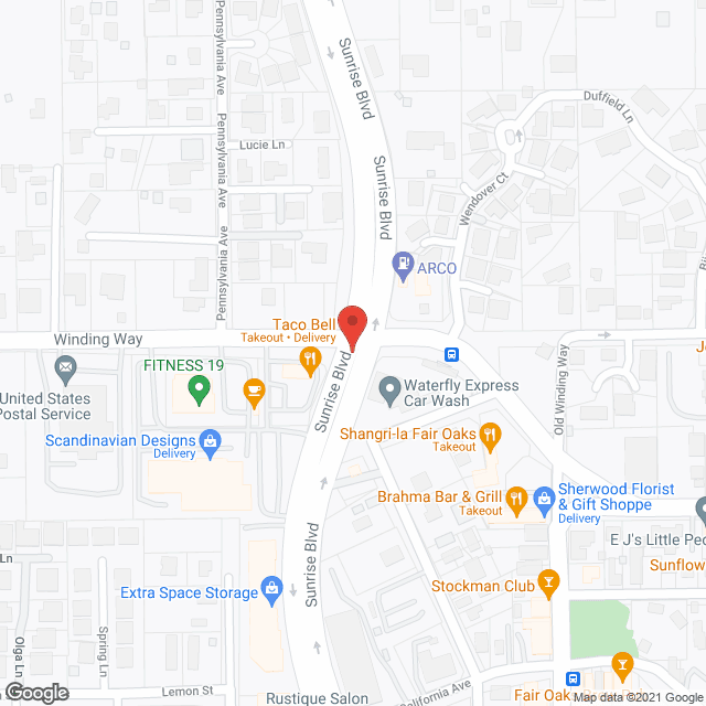 Vista Village of Fair Oaks in google map