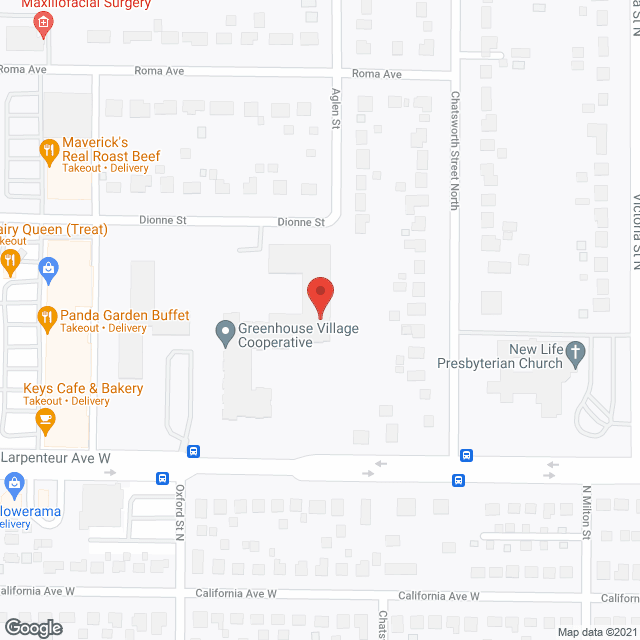 Greenhouse Village in google map