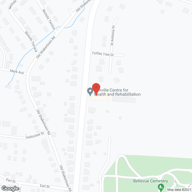 Danville Centre for Health and Rehabilitation in google map