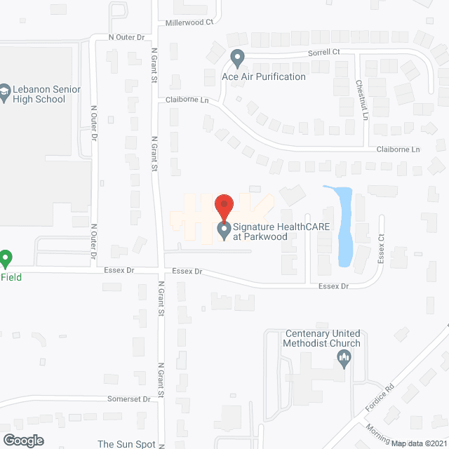 Signature HealthCARE at Parkwood in google map