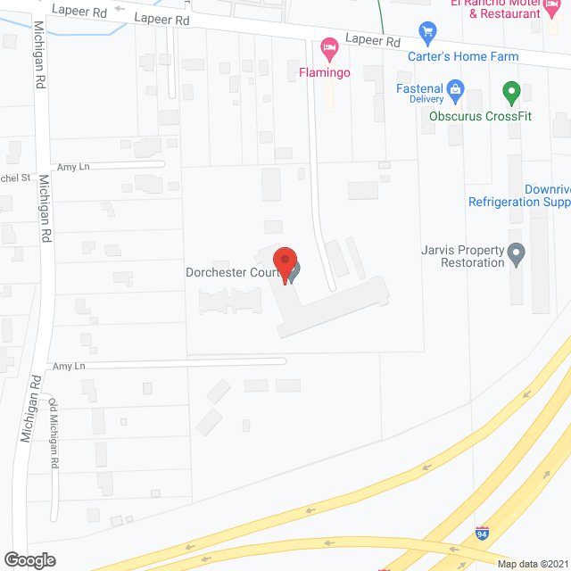 Dorchester Court in google map