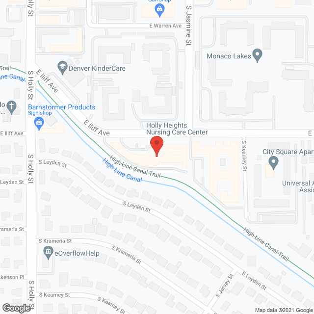 Holly Heights Nursing Center in google map