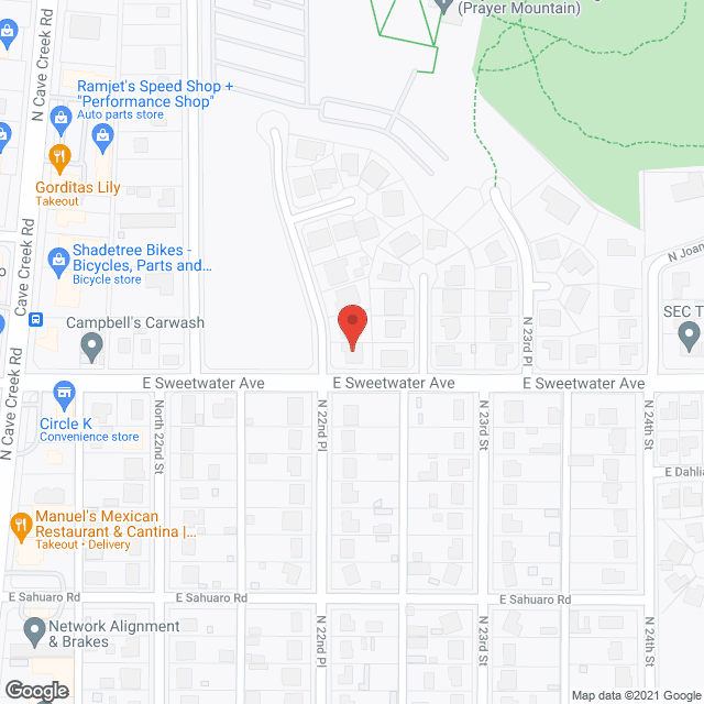 Paradise Valley Assisted Living II in google map