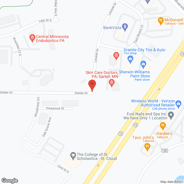 Silver Oaks Townhomes in google map