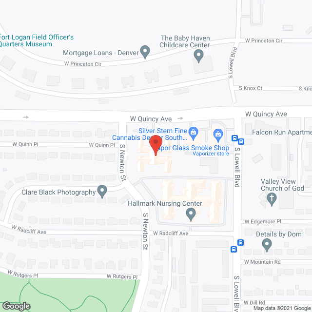 Cypress Court at Denver in google map