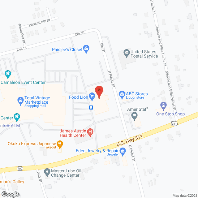 Maxim Healthcare in google map