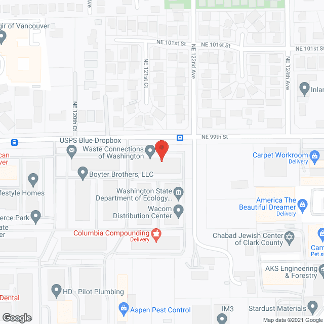 JEA Senior Living in google map