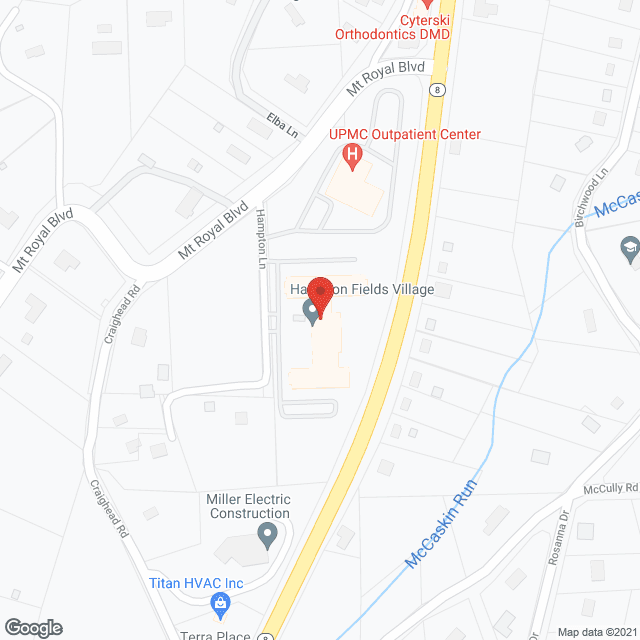 Hampton Fields Village in google map