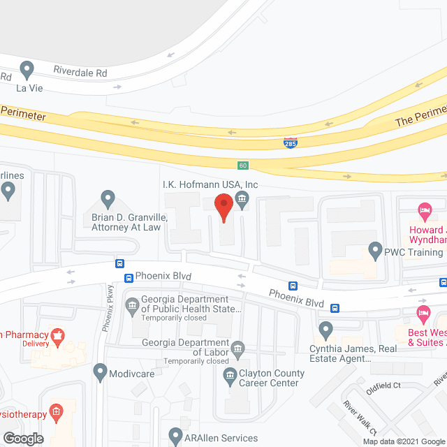 Maxim Healthcare in google map