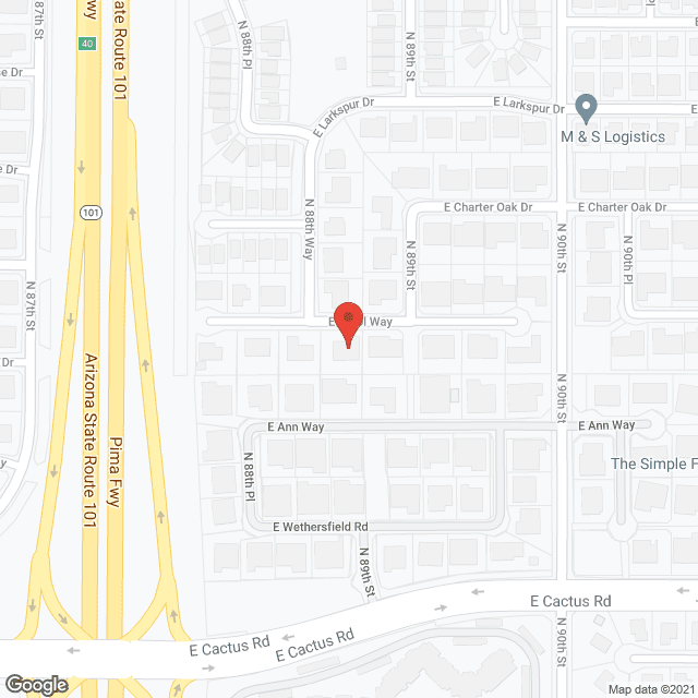 Scottsdale Springs ACH in google map