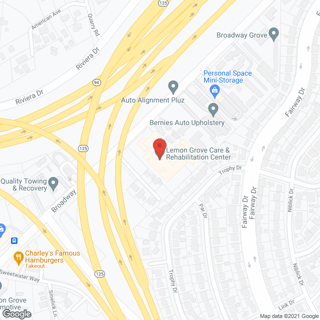 Lemon Grove Care and Rehabilitation Center in google map