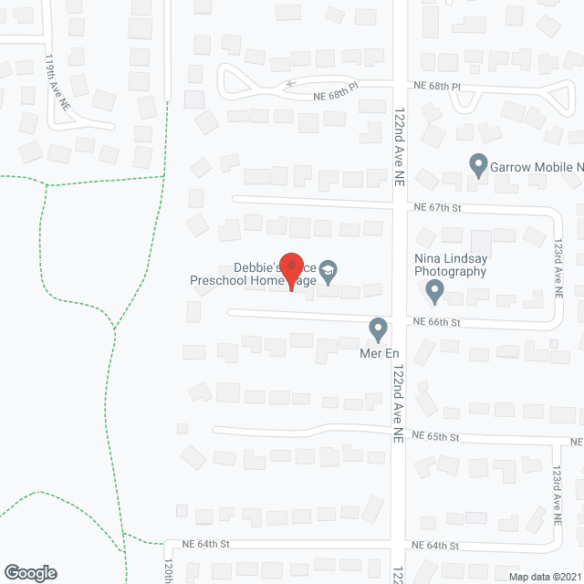 Afya's House Inc - Kirkland in google map