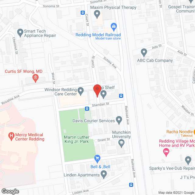 Windsor of Redding in google map