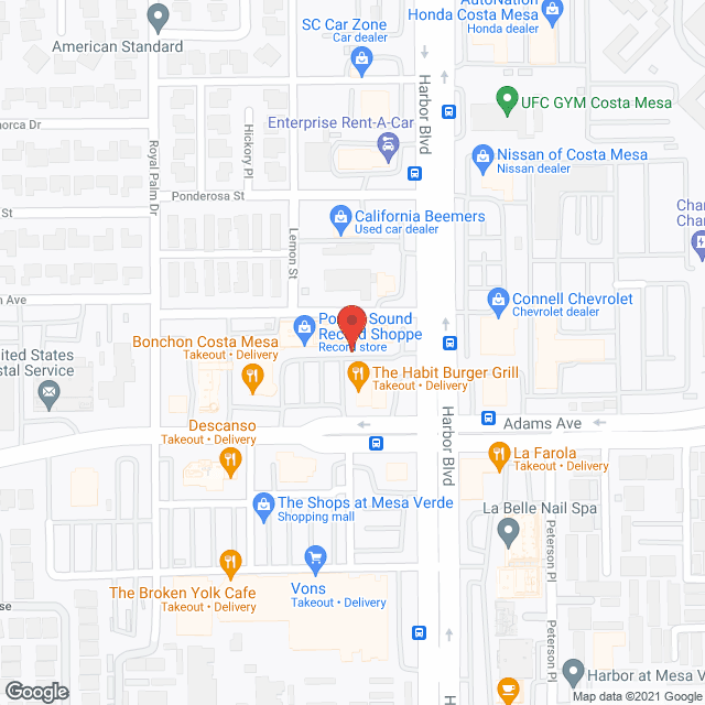 Home Instead - Costa Mesa, CA in google map