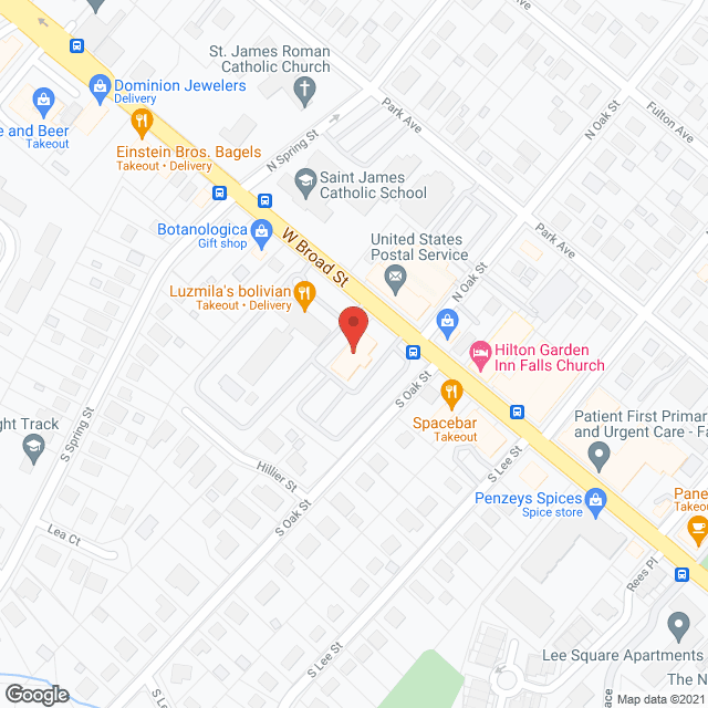 Maxim Healthcare in google map