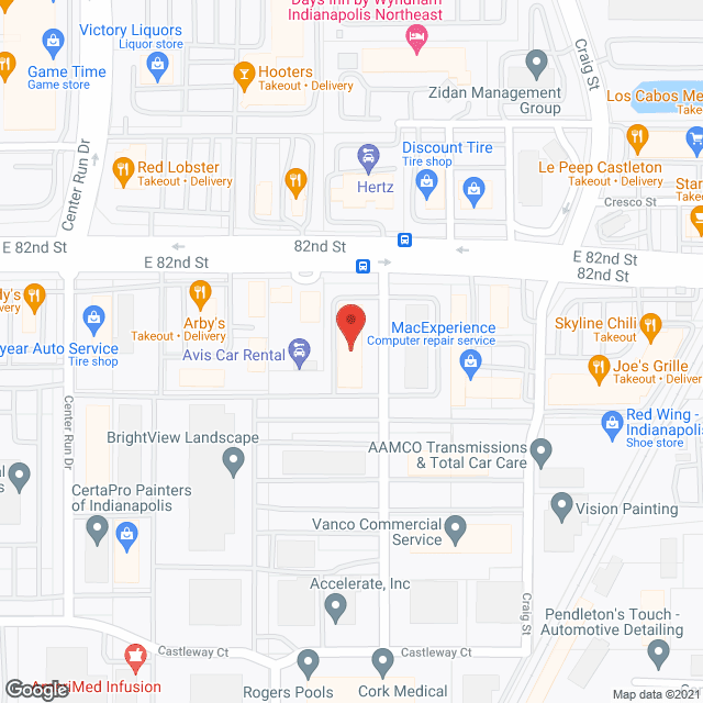 Maxim Healthcare in google map