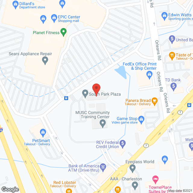 Maxim Healthcare in google map