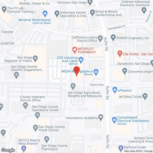 Dial Home Care in google map