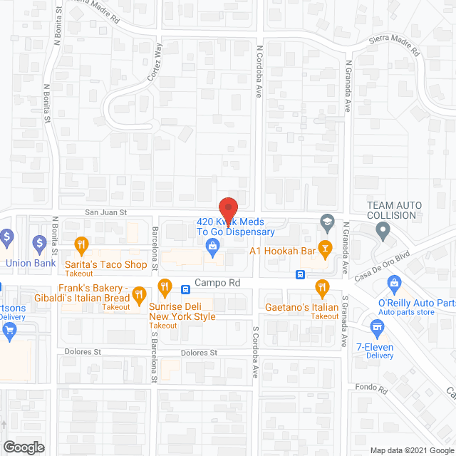 Cavelaris Community Care in google map
