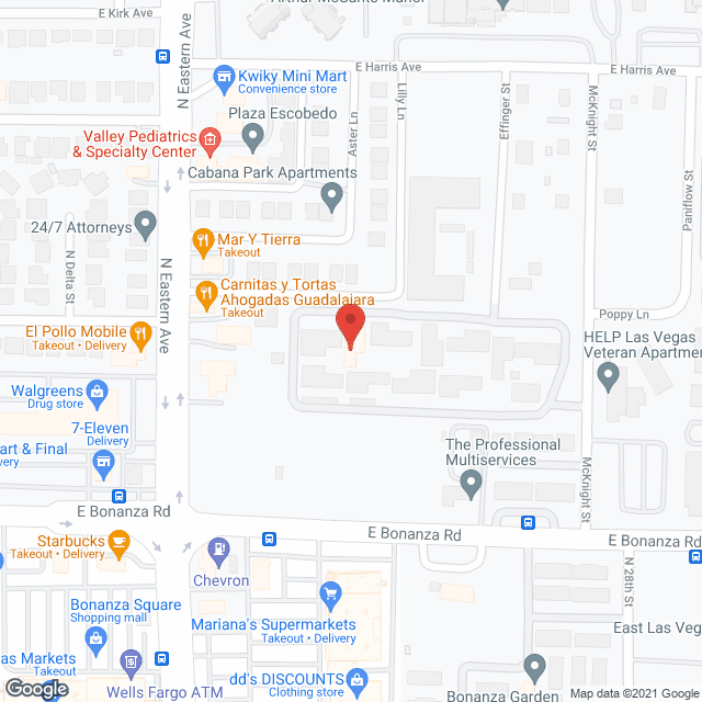 Mc Knight Senior Village in google map