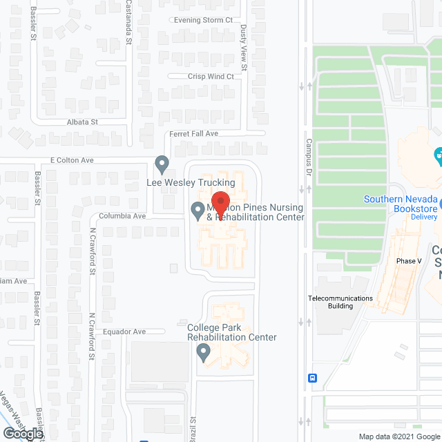 Mission Pines Nursing and Rehab Center in google map
