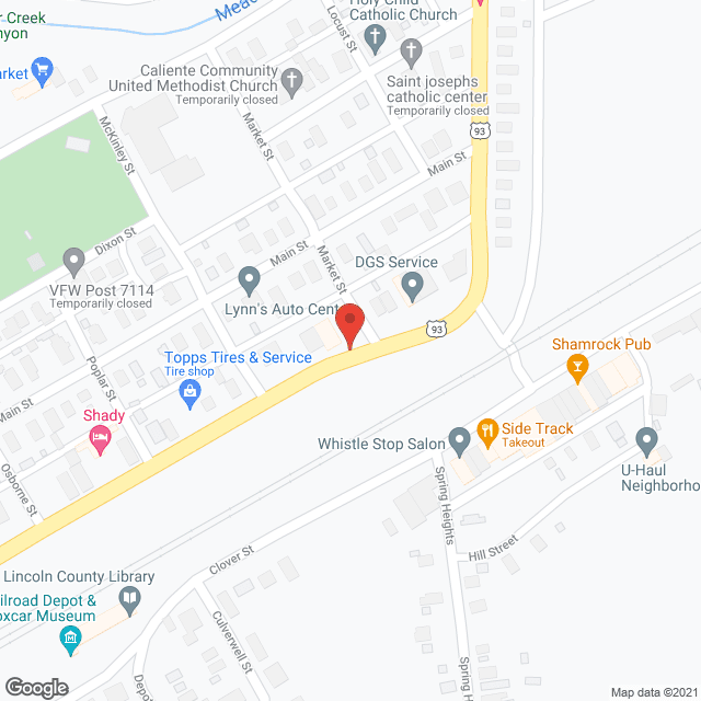 Grover C. Dils Medical Center in google map