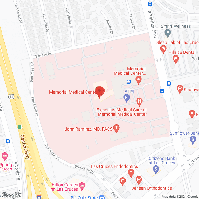 Memorial Medical Center(CLOSED) in google map