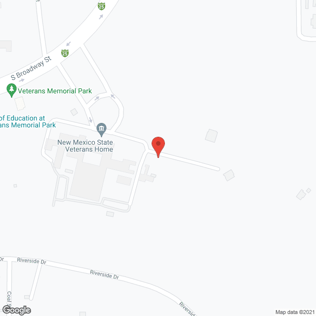 Veteran's Center in google map