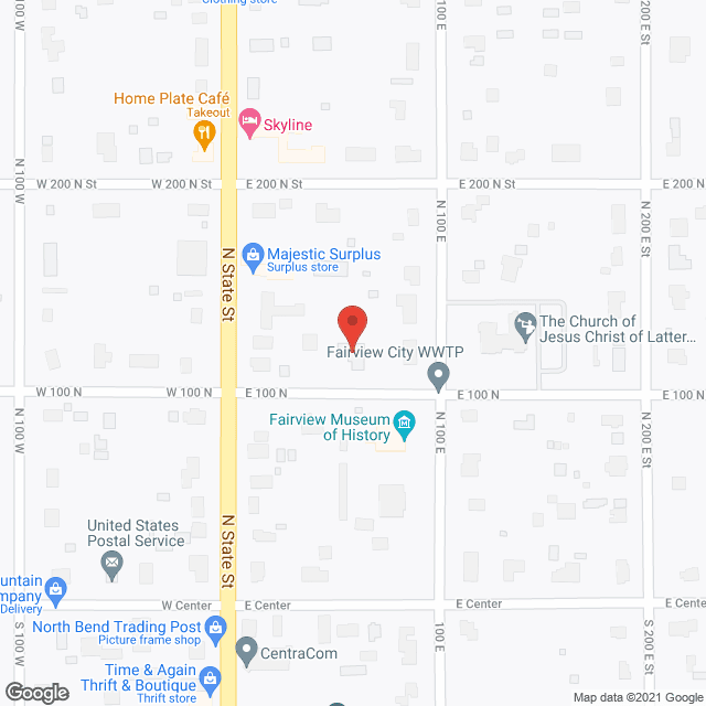 Baker's Residential Care in google map
