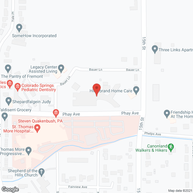 Hildebrand Care Center in google map
