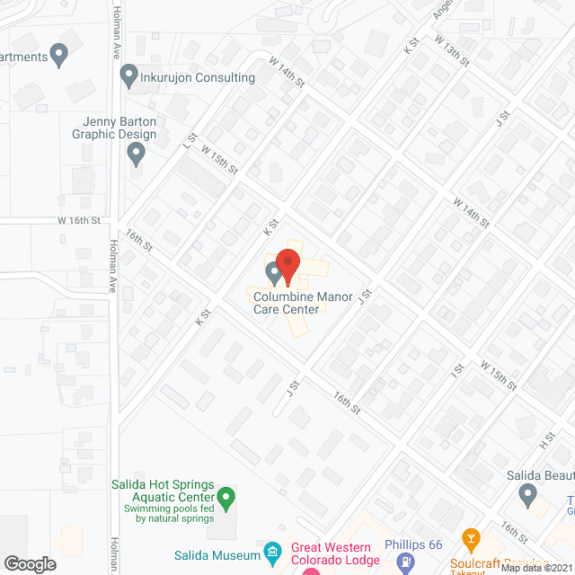 Columbine Manor in google map
