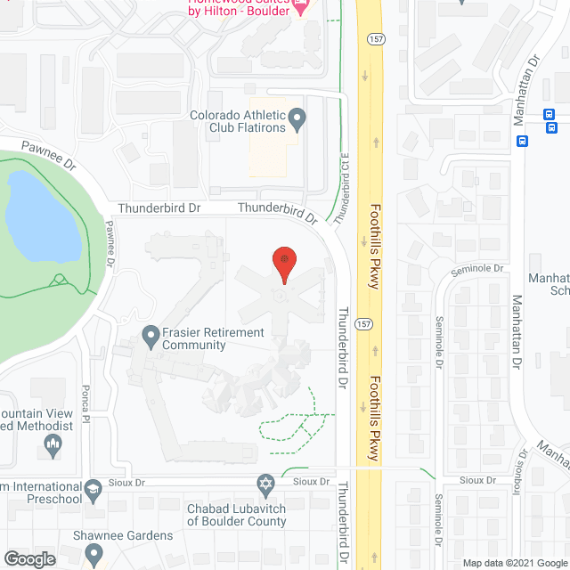 Frasier Meadows Health Care in google map