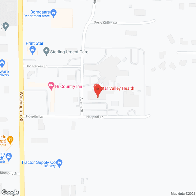 Star Valley Care Center in google map