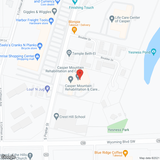 Poplar Living Center in google map