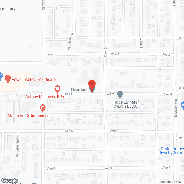 Powell Nursing Home in google map