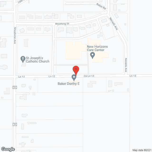 New Horizons Care Center in google map