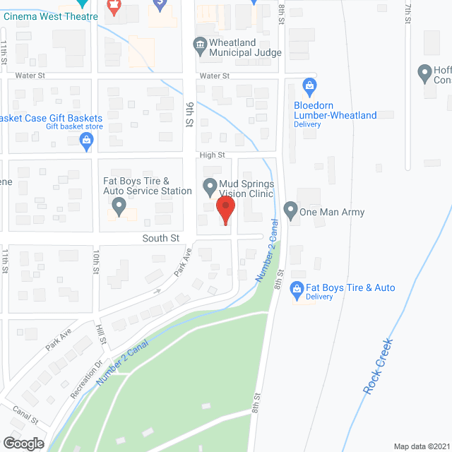 Platte Manor in google map
