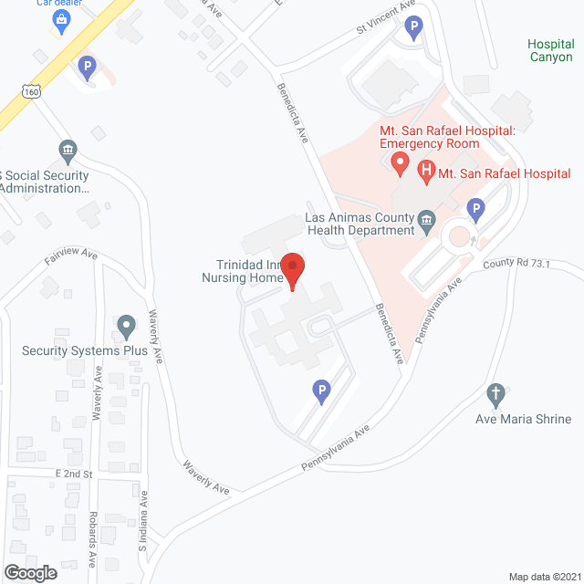 Trinidad State Nursing Home in google map